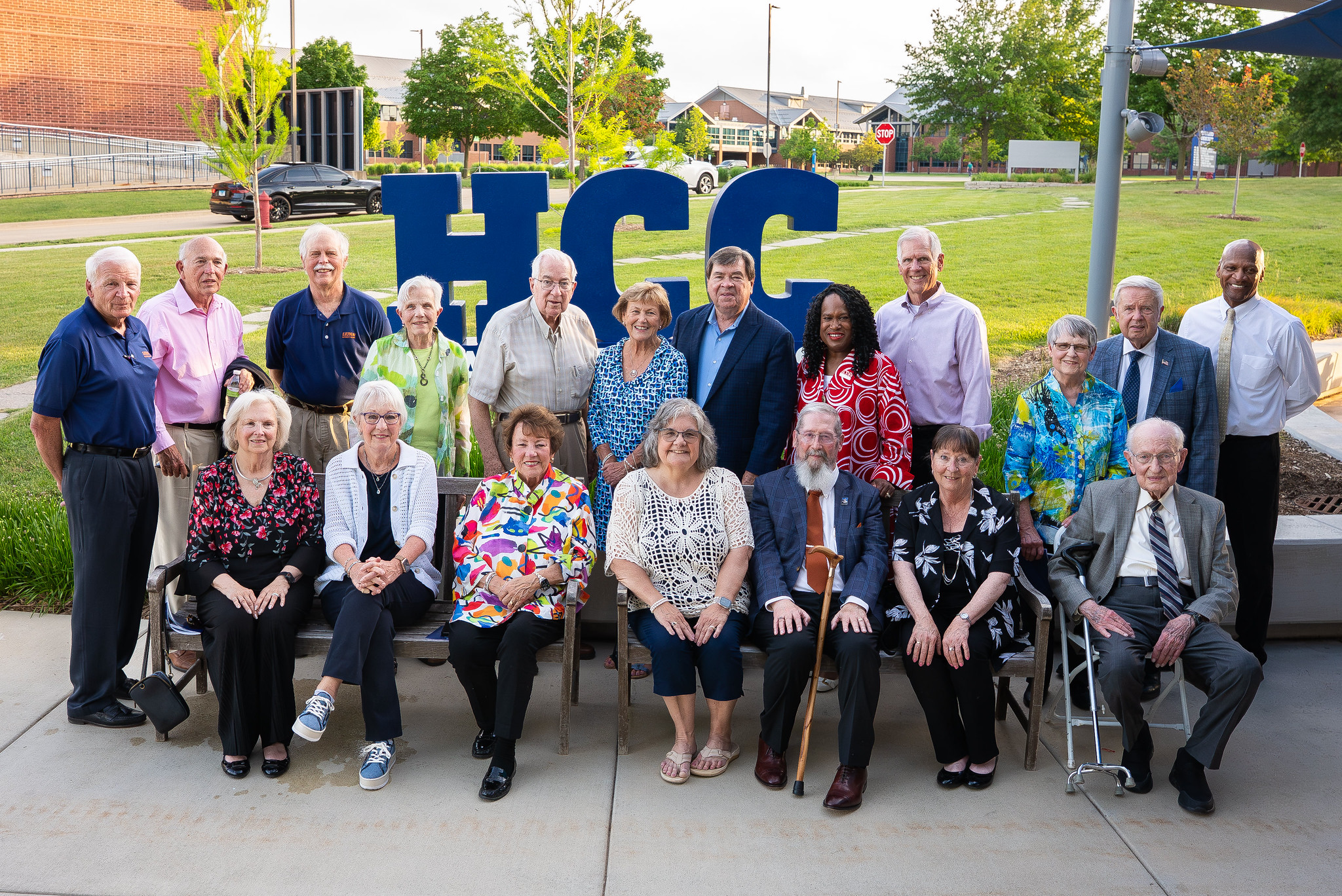 Current and past recipients of the Presidential Medallion award at Heartland Community College
