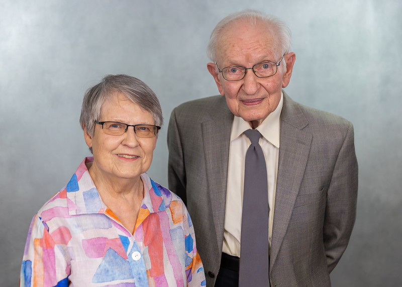 A headshot of Drs. Charlotte and Joe Talkington