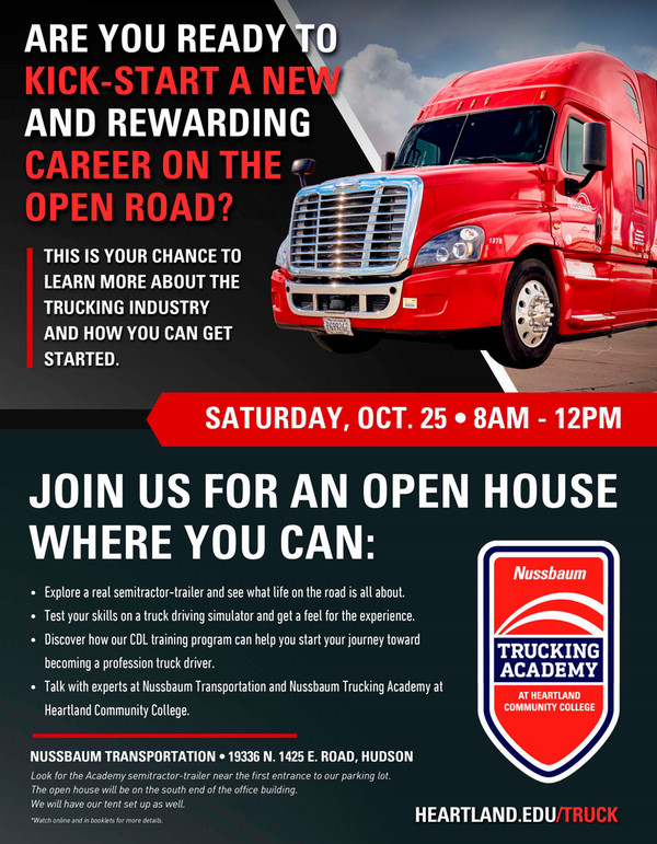 Truck open house