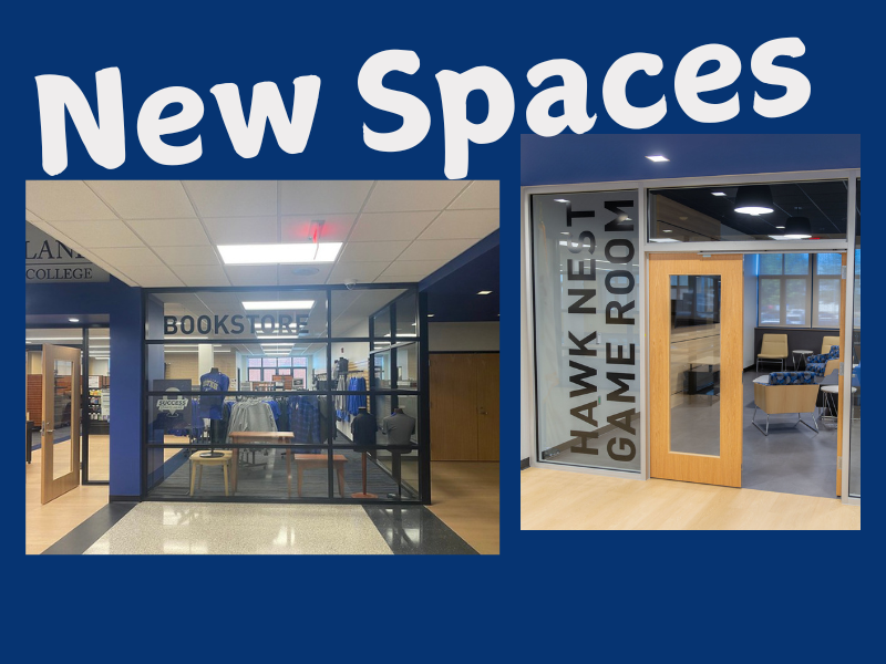 Pictures of the new bookstore and the new game room