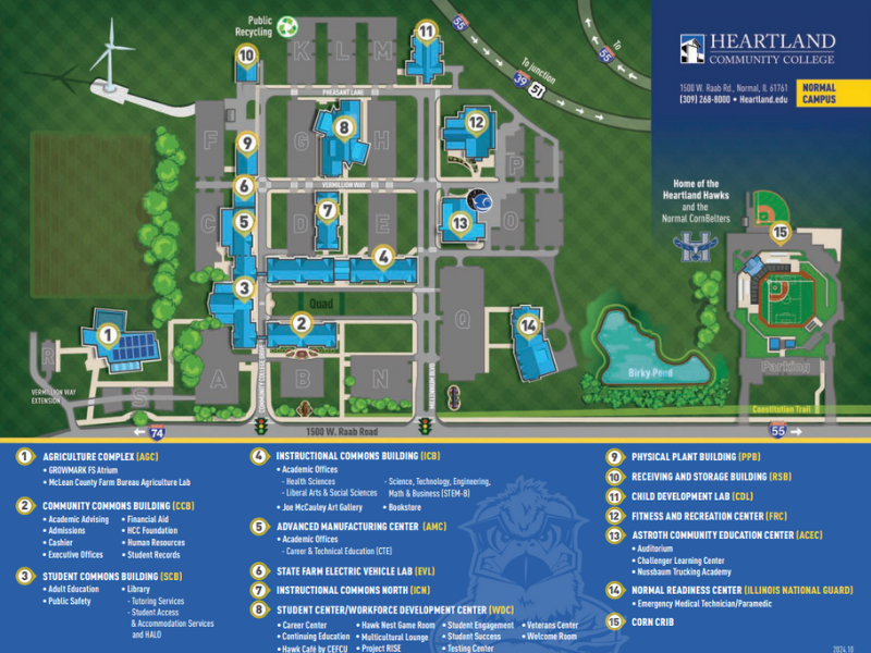 An image of the campus map