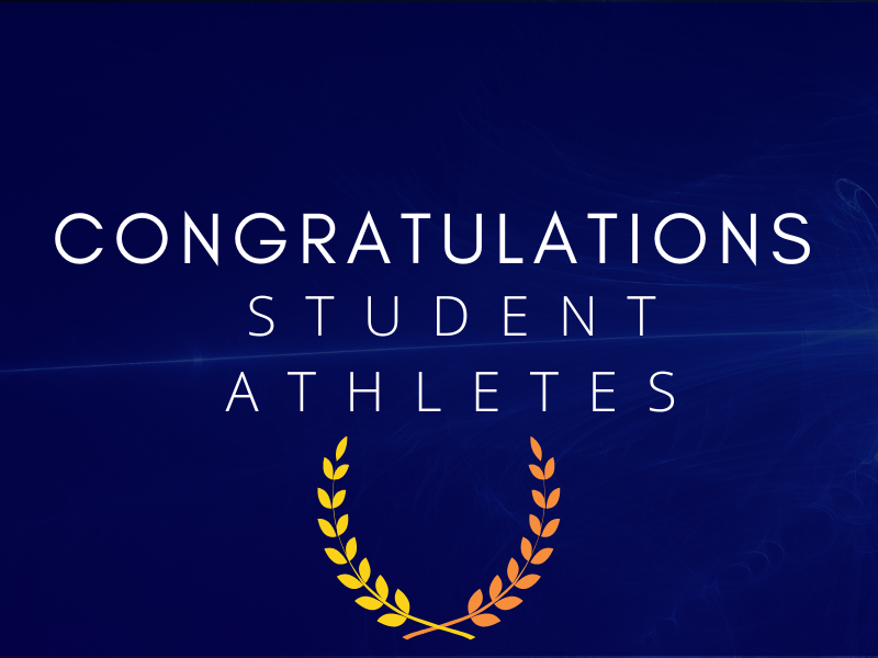 Congratulations student athletes