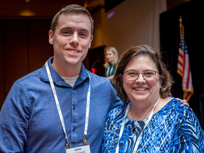 Josh Fitzgerald with an ICCTA representative