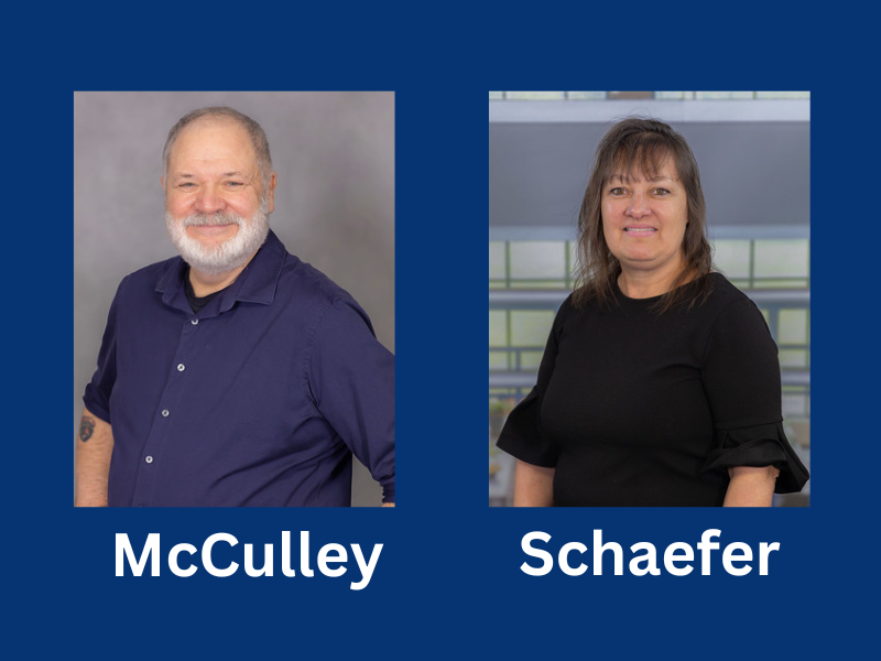 Photos of McCulley and Schaefer
